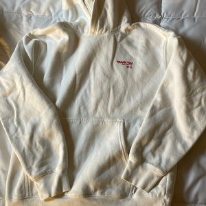 Aritzia White Hoodie